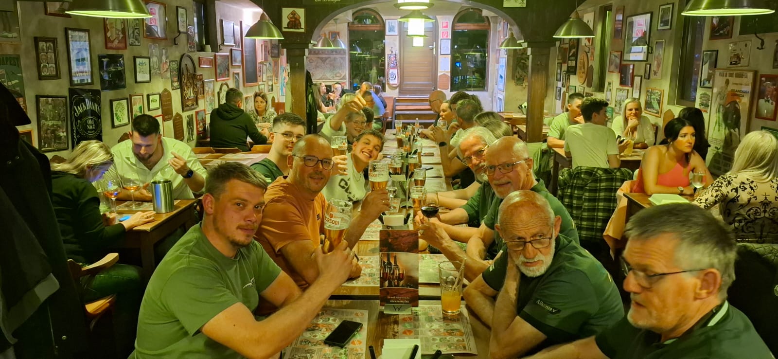 Wachten op het diner